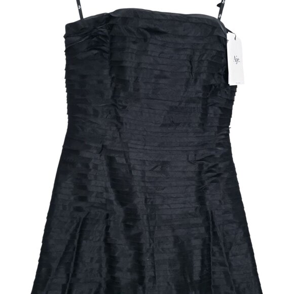 Aje Soundscape Black Strapless Ruffle Tiered Maxi Dress Size US 2 AU 6 - Picture 6 of 13